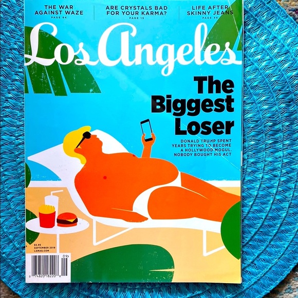 LOS ANGELES MAGAZINE DONALD TRUMP BIGGEST LOSER September 2019 - Picture 1 of 9